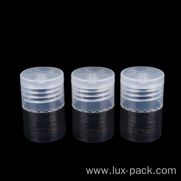 smooth ribbed flip top cap disc top cap